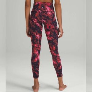 Lululemon Align High-Rise Pant 25" Intensity Pink Blossom Multi 27562